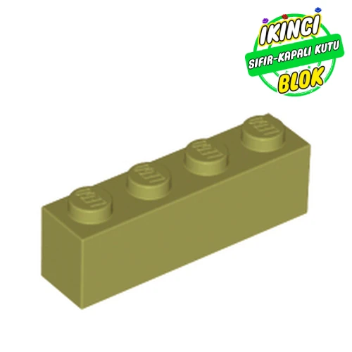 LEGO® Brick 1 x 4 Zeytin Yeşili Sıfır