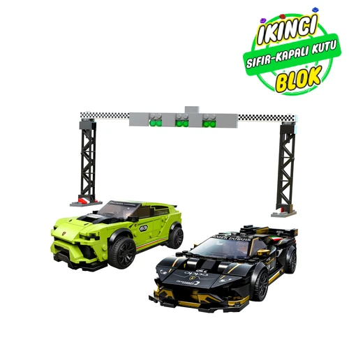 76899 LEGO® Lamborghini Urus ST-X & Lamborghini Huracán Super Trofeo EVO Sıfır Kapalı Kutu