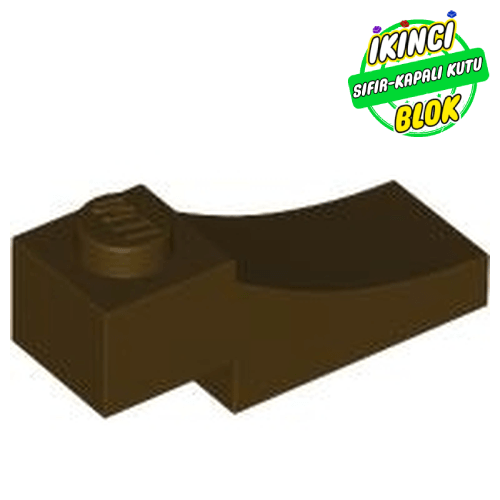 LEGO® 1 x 3 Ters Kemer Koyu Kahverengi Sıfır
