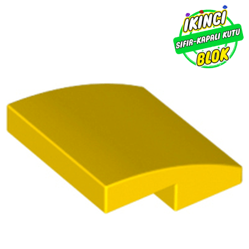 LEGO® 2 x 2 x 2/3 Eğimli Parça Sarı Sıfır