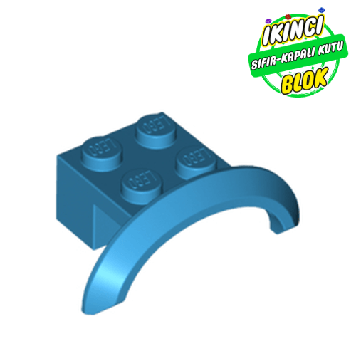 LEGO® 4 x 2 1/2 x 1 Kemerli Çamurluk Koyu Turkuaz Sıfır