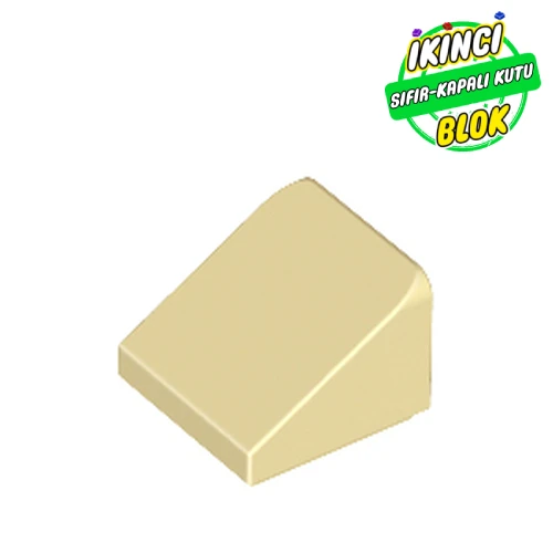 LEGO® Slope 30° 1 x 1 x 2/3 (Cheese Slope) Bej Sıfır