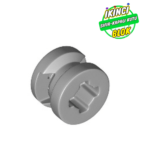 LEGO® 8mm x 6mm Aks Girişli Teker Açık Mavimsi Gri Sıfır