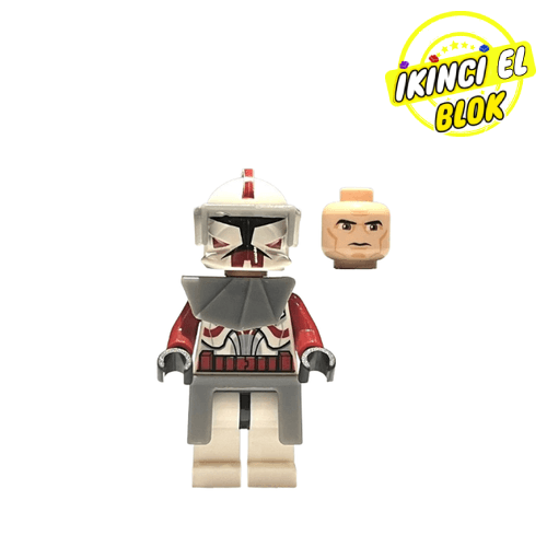 LEGO® Minifigür Clone Commander Fox - Solid LBG Circle İkinci El