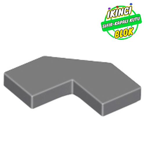 LEGO® 2 x 2 Modifiye Köşe Kesikli Düz Plaka Koyu Mavimsi Gri Sıfır