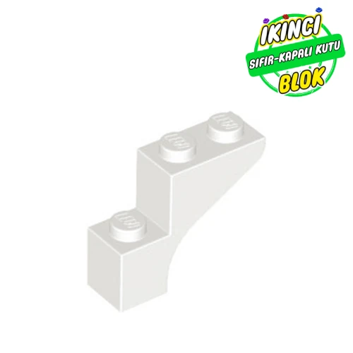 LEGO® 1 x 3 x 2 Kiriş Beyaz Sıfır