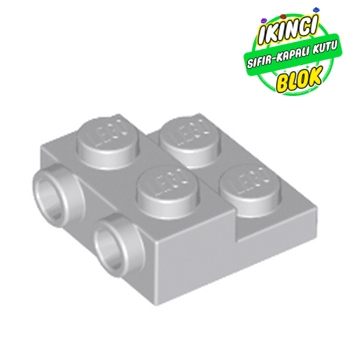 LEGO® 2 x 2 x 2/3 2 Stud Yanda Modifiye Plaka Açık Mavimsi Gri Sıfır