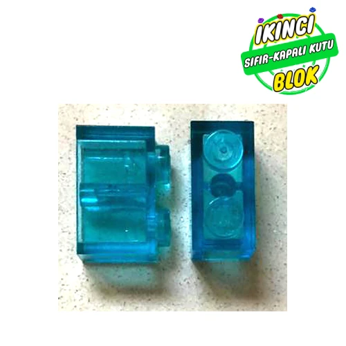 LEGO® Brick 1 x 2 ŞEffaf Açık Mavi Sıfır