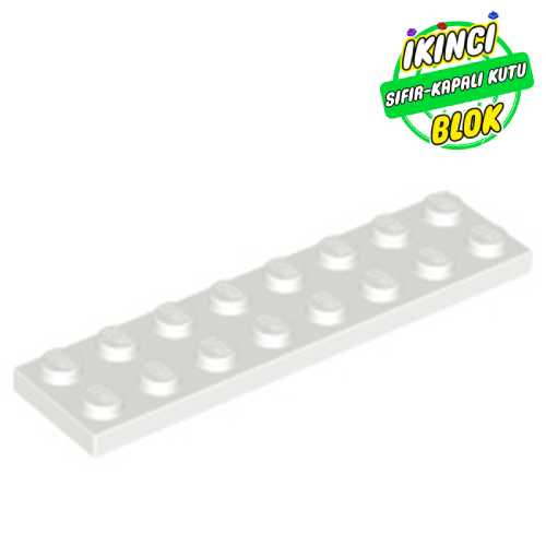 LEGO® 2 x 8 Plaka Beyaz Sıfır