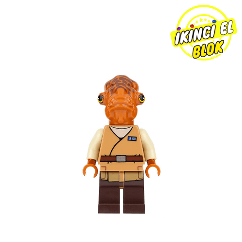 LEGO® Minifigür Admiral Ackbar, Medium Nougat Outfit İkinci El