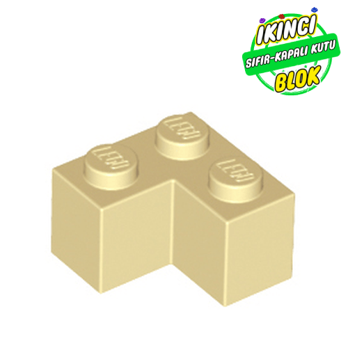 LEGO® 2 x 2 Köşe Tuğla Bej Sıfır