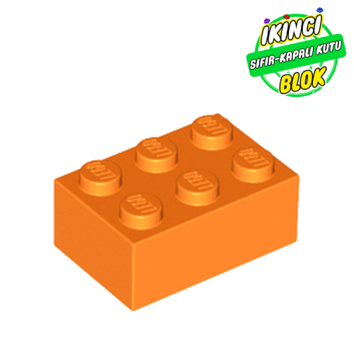 LEGO® 2 x 3 Tuğla Turuncu Sıfır