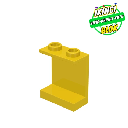 LEGO® Panel 1 x 2 x 2 [Hollow Studs] Sarı Sıfır