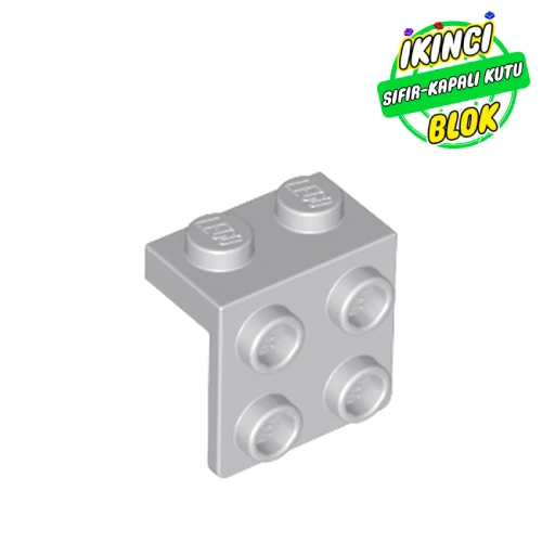 LEGO® Bracket 1 x 2 - 2 x 2 Açık Mavimsi Gri Sıfır