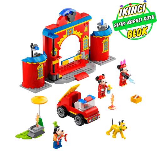 10776 LEGO® Mickey & Friends Fire Truck & Station Sıfır Kapalı Kutu
