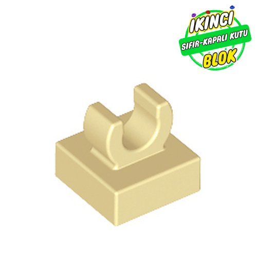 LEGO® 1 x 1 Modifiye Üst Bağlantılı Plaka Bej Sıfır