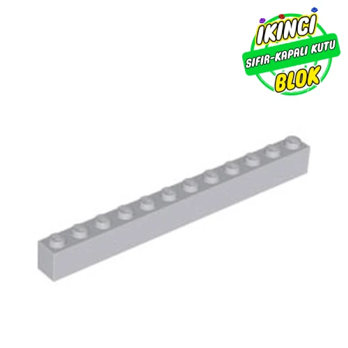 LEGO® Brick 1 x 12 Açık Mavimsi Gri Sıfır