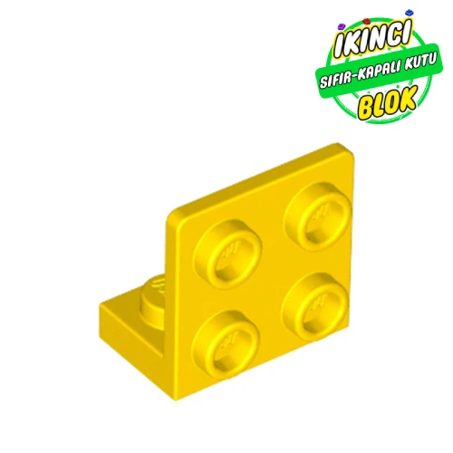 LEGO® Bracket 1 x 2 - 2 x 2 Inverted Sarı Sıfır