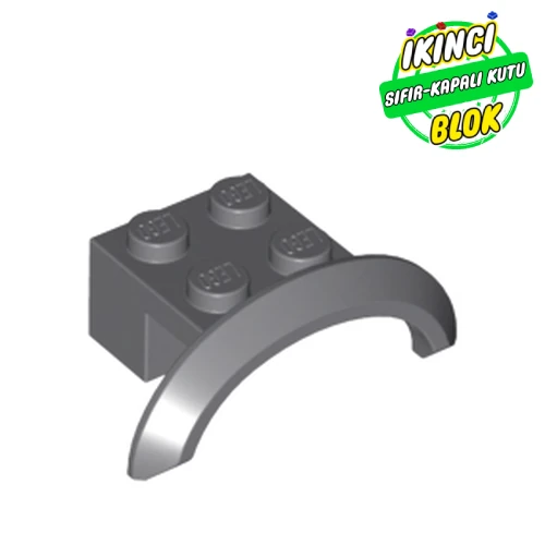 LEGO® 4 x 2 1/2 x 1 Kemerli Çamurluk Koyu Mavimsi Gri Sıfır