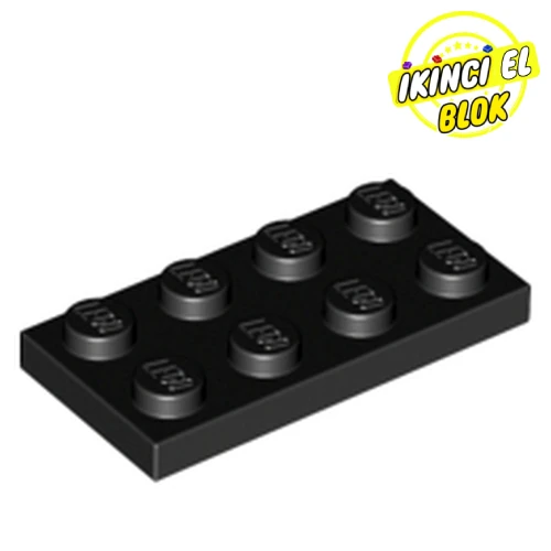 LEGO® 2 x 4 Plaka Siyah Sıfır