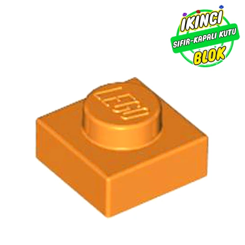 LEGO® Plate 1 x 1 Turuncu Sıfır