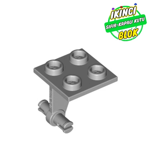 LEGO® Wheel Holder 2 x 2 Thin with Split Wheel Clip Pins Açık Mavimsi Gri Sıfır