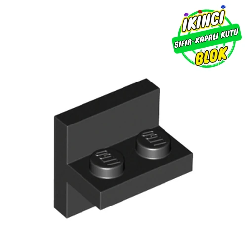 LEGO® 2 x 2 ve 1x2 Merkezli Bağlantı Siyah Sıfır