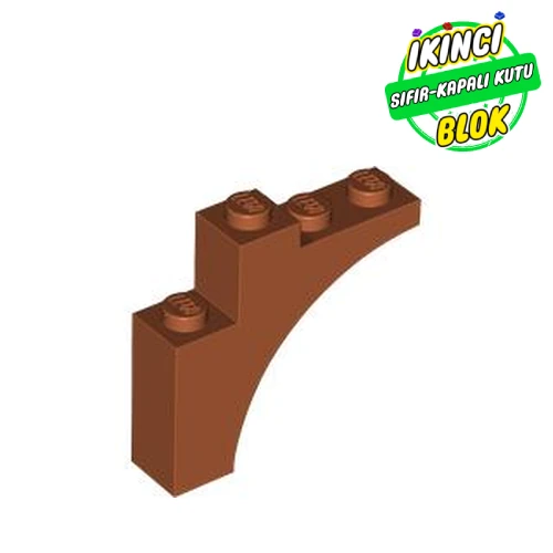 LEGO® Brick Arch 1 x 4 x 3 Koyu Turuncu Sıfır