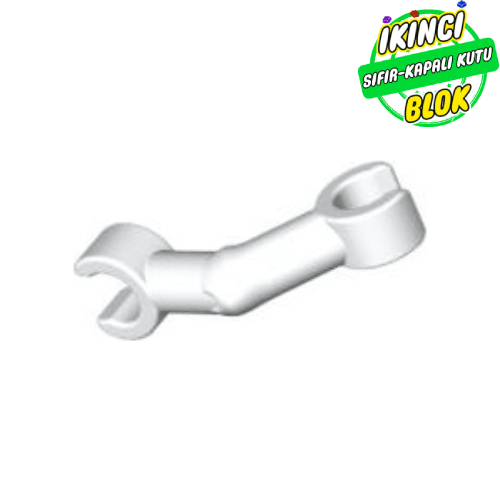 LEGO® Yatay Bağlamlı 90 derecelik Kol Beyaz Sıfır