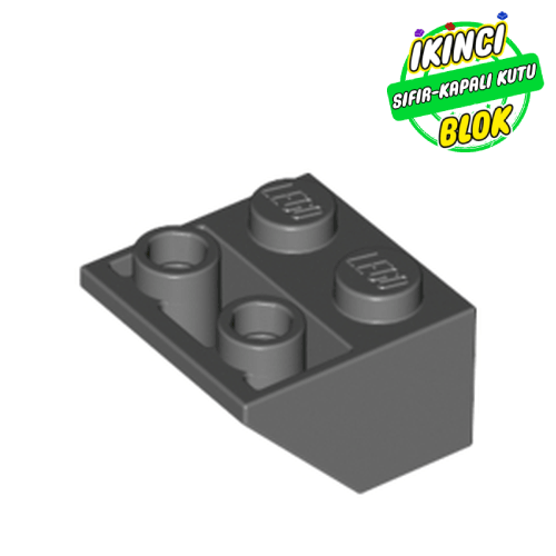 LEGO® 2 x 2 45 Derece Ters Eğimli Parça  Koyu Mavimsi Gri Sıfır