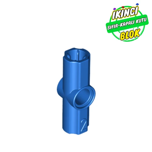 LEGO® 2 Numara Aks Bağlayıcısı Mavi Sıfır