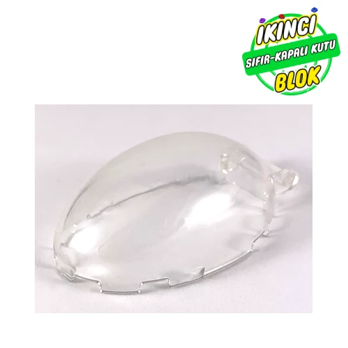 LEGO® Windscreen 6 x 4 x 2 1/3 Bubble Canopy with Handle Şeffaf Sıfır