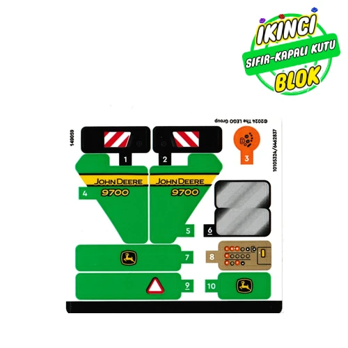 LEGO® Sticker Sheet for Set 42168-1 Renk Yok / Herhangi Bir Renk Sıfır