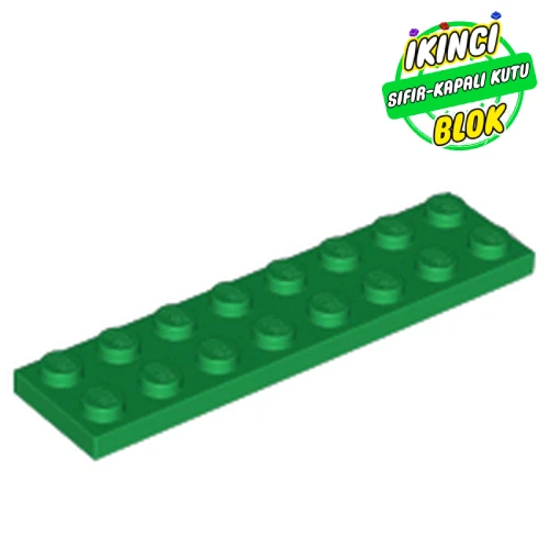 LEGO® Plate 2 x 8 Yeşil Sıfır