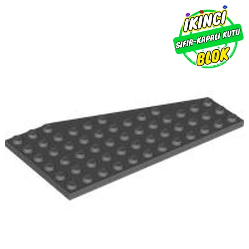 LEGO® Wedge Plate 6 x 12 Left Koyu Mavimsi Gri Sıfır
