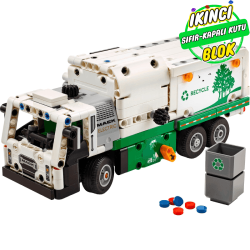 42167 LEGO® Mack LR Electric Garbage Truck Sıfır Kapalı Kutu