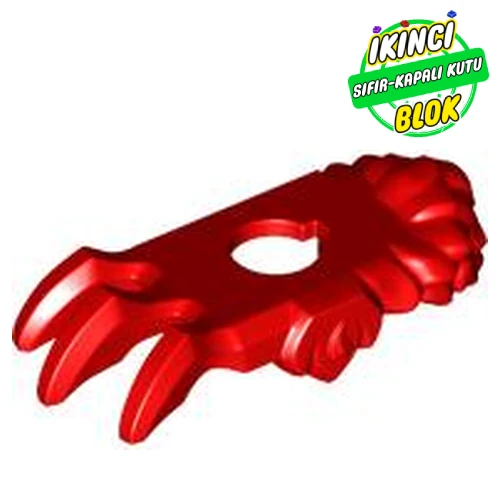 LEGO® Minifig Neckwear Armor Shoulder with 3 Spikes, Stud Kırmızı Sıfır