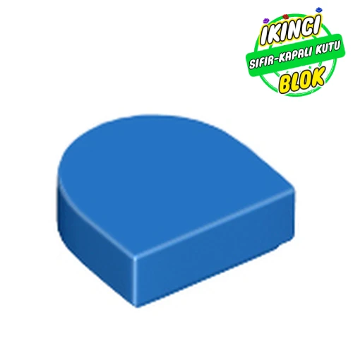 LEGO® Tile Round 1 x 1 Half Circle Mavi Sıfır