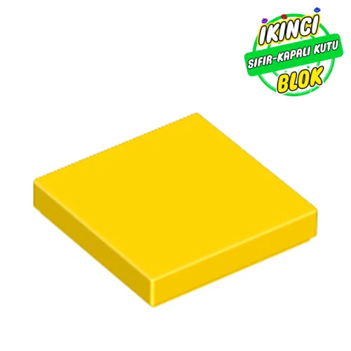 LEGO® Tile 2 x 2 with Groove Sarı Sıfır