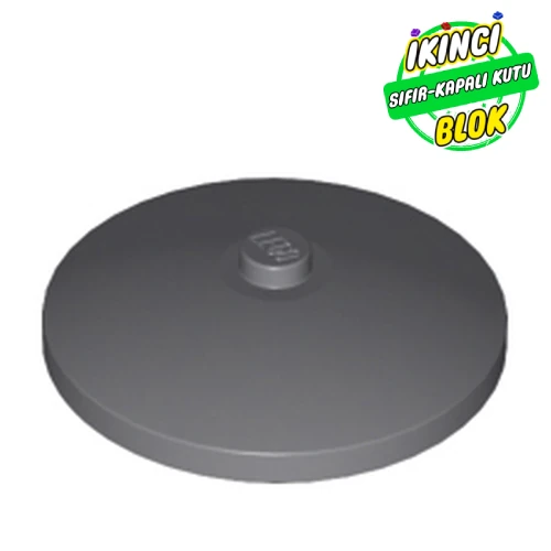 LEGO® Dish 4 x 4 Inverted [Radar] Koyu Mavimsi Gri Sıfır