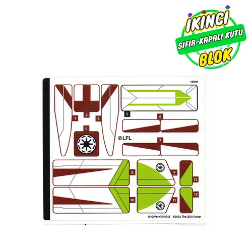 LEGO® Sticker Sheet for Set 75333-1 Renk Yok / Herhangi Bir Renk Sıfır