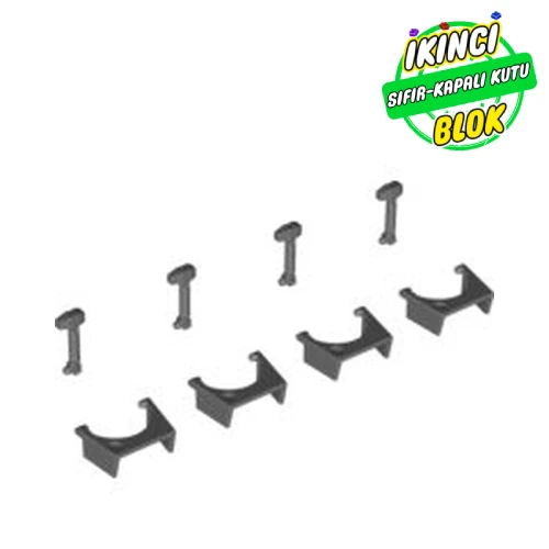 LEGO® Minifig Commando Accessory Kit Koyu Mavimsi Gri Sıfır