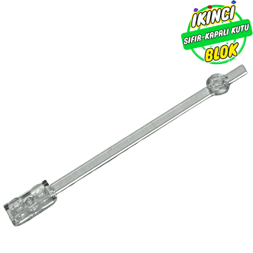 LEGO® 12L Çubuk ve 1 x 1 Kavisli Plaka Şeffaf Sıfır