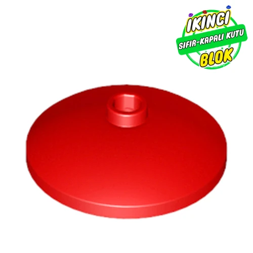 LEGO® Dish 3 x 3 Inverted [Radar] Kırmızı Sıfır