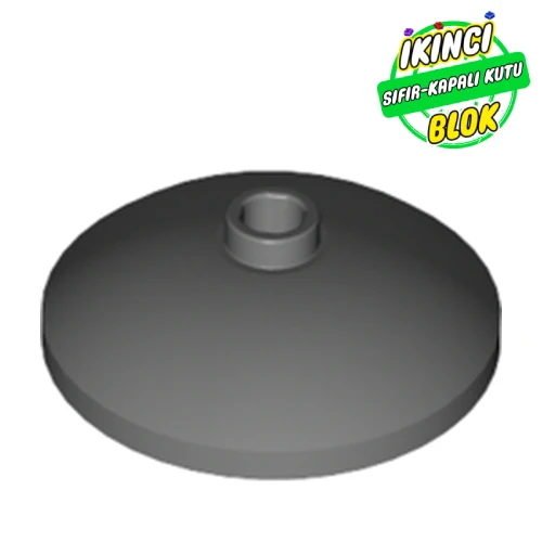 LEGO® Dish 3 x 3 Inverted [Radar] Koyu Mavimsi Gri Sıfır