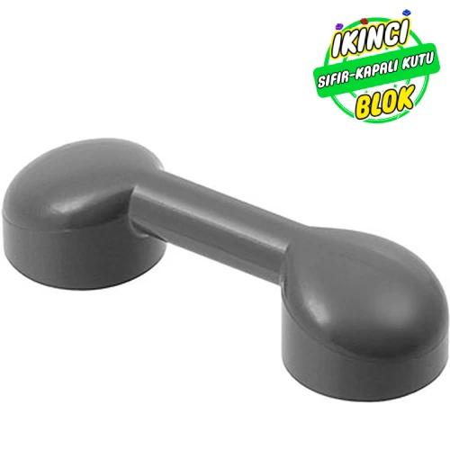LEGO® Bar 1 x 3 (Radio Handle, Phone Handset) Koyu Mavimsi Gri Sıfır