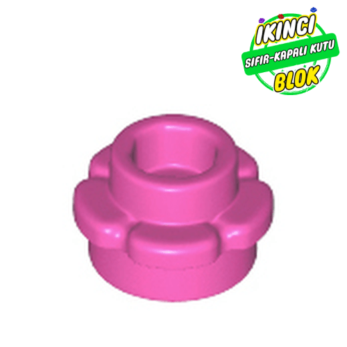 LEGO® 1 x 1 5 Yapraklı Bitki Koyu Pembe Sıfır