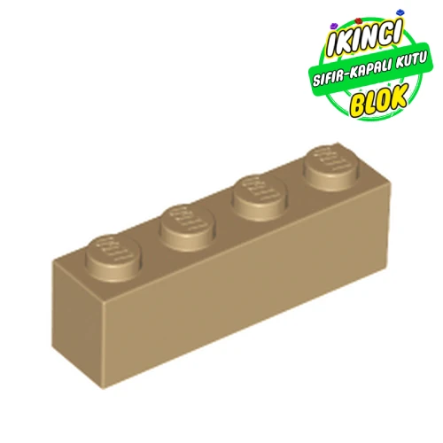 LEGO® Brick 1 x 4 Koyu Bej Sıfır