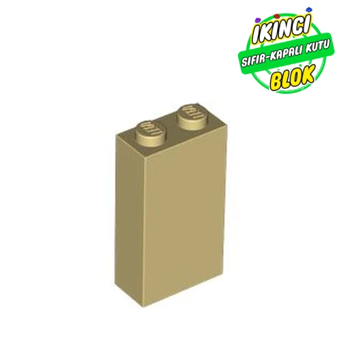 LEGO® Brick 1 x 2 x 3 with Bottom Stud Holder Bej Sıfır