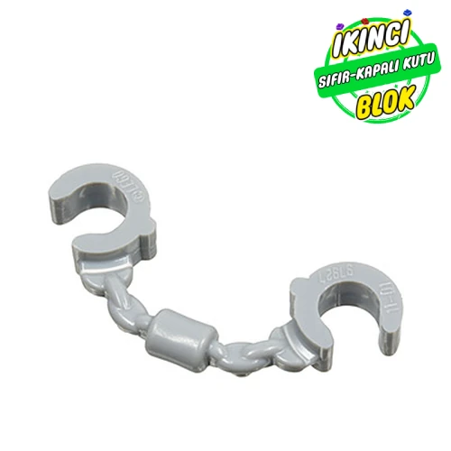 LEGO® Kelepçe Açık Mavimsi Gri Sıfır